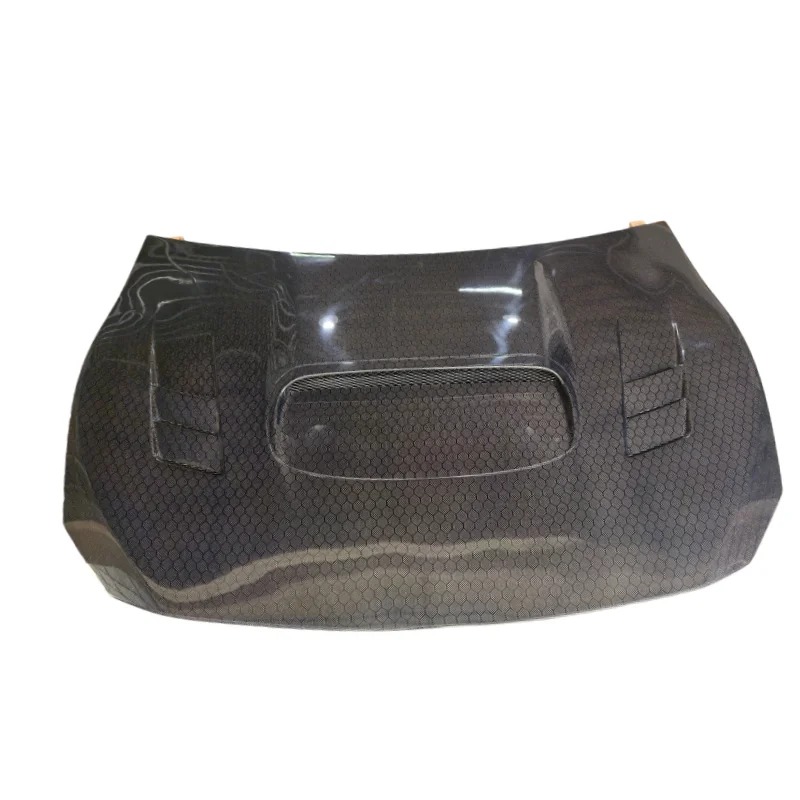 Replacement New for GT86 for BRZ 12-16 Honeycomb Carbon Fiber Engine Hood Bonnet Cover Trims